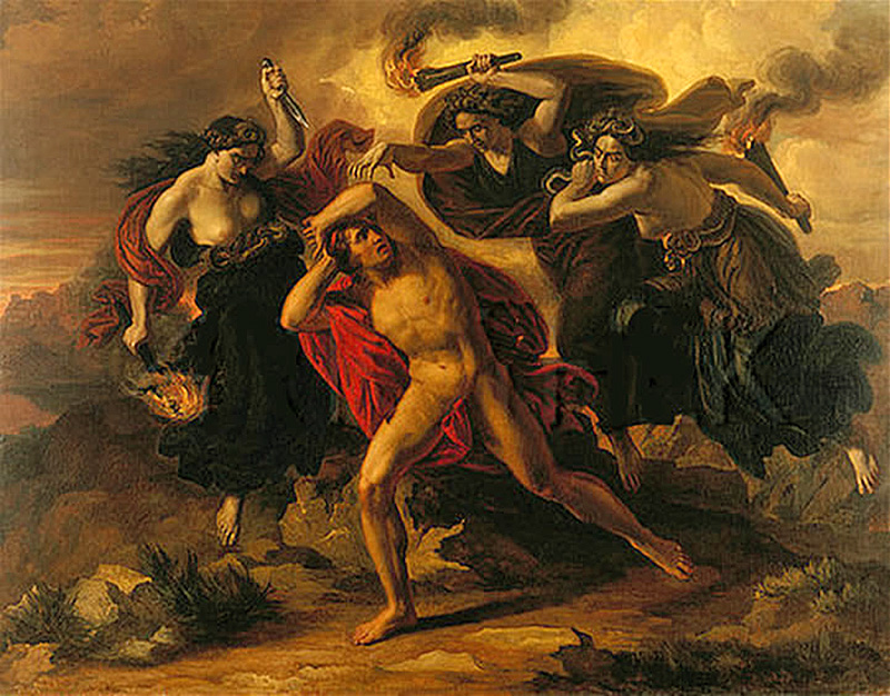 orestes pursued by the furies